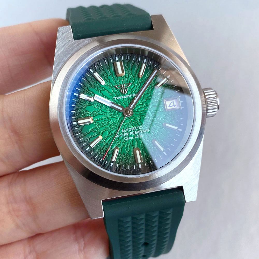 Rubber Strap Diver - Nuevo Reloj Mecánico de 38mm para
