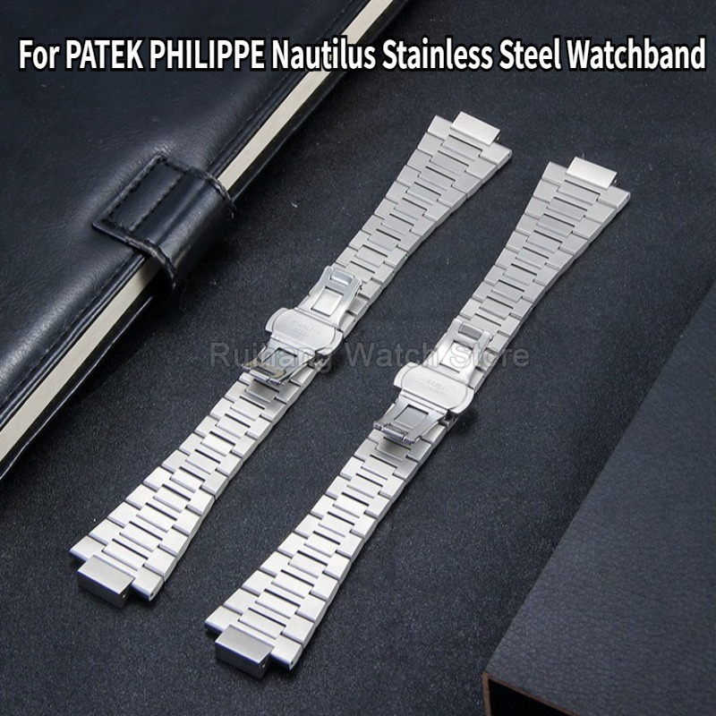 Patek Philippe Watch Nautilus - Correa de reloj de acero inoxidable
