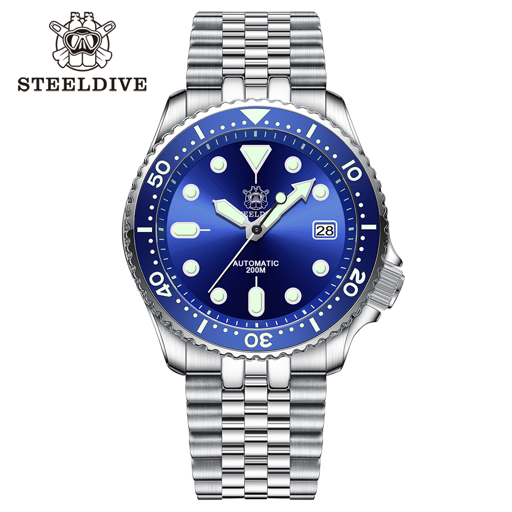 Seiko Watch Prospex - STEELIDVE SD1973 Slim Turtle, cristal de