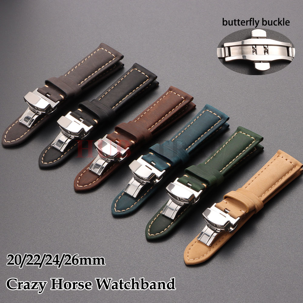 Suede Strap Watch - Correa de reloj de piel de