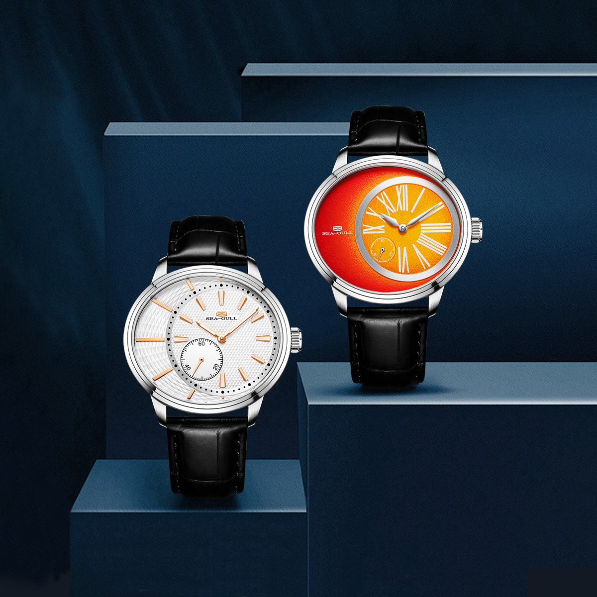 Seiko Watch Presage - Reloj mecánico automático Seagull para hombre,