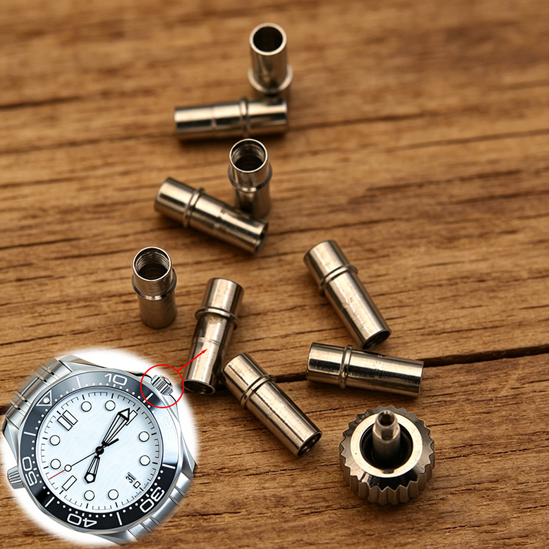Omega Watch Seamaster - Corona y tubo de corona de