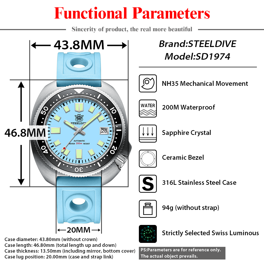 STEELDIVE SD1974 nuevo reloj d - Seiko Watch Prospex reseña y precio