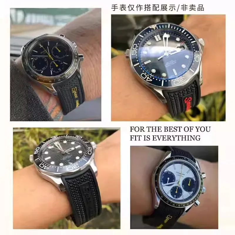 Nueva correa de reloj de silic - Omega Watch Speedmaster reseña y precio