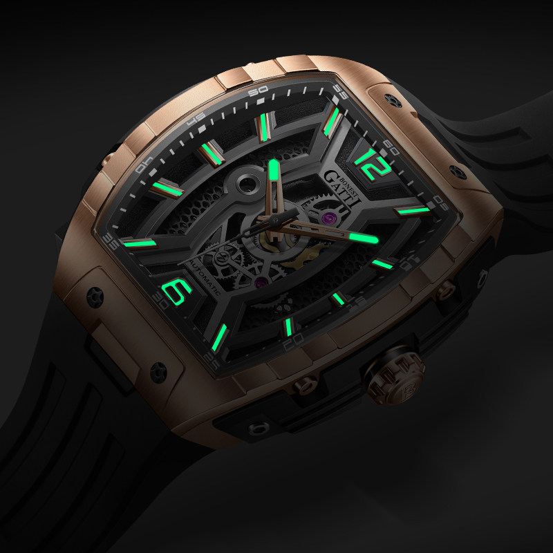 Reloj de Lujo para Hombre BONE - Rubber Strap Diver reseña y precio