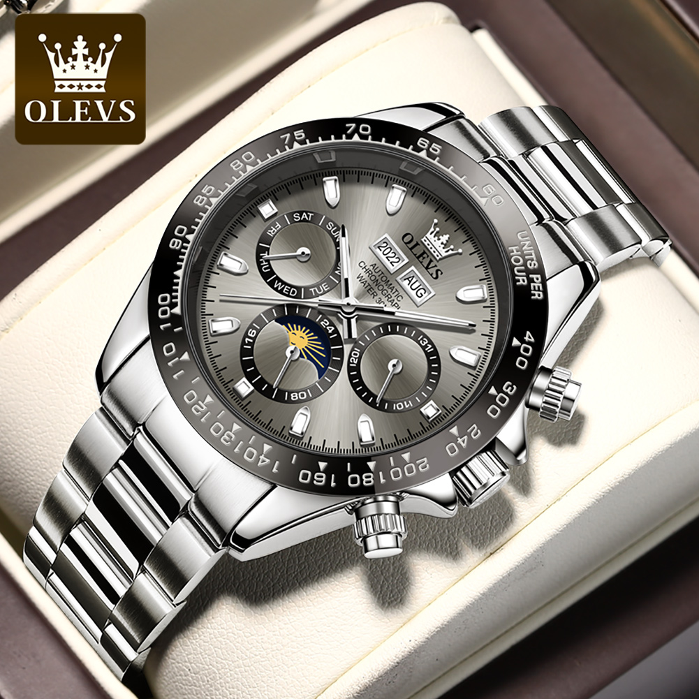 OLEVS 6654 reloj de lujo para  - Rolex Watch Datejust reseña y precio