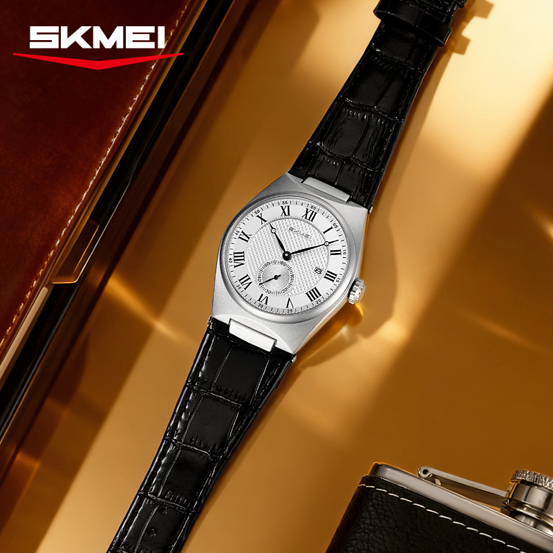 Reloj de Cuarzo SKMEI 9390 Ele - Leather Watch Band Men reseña y precio