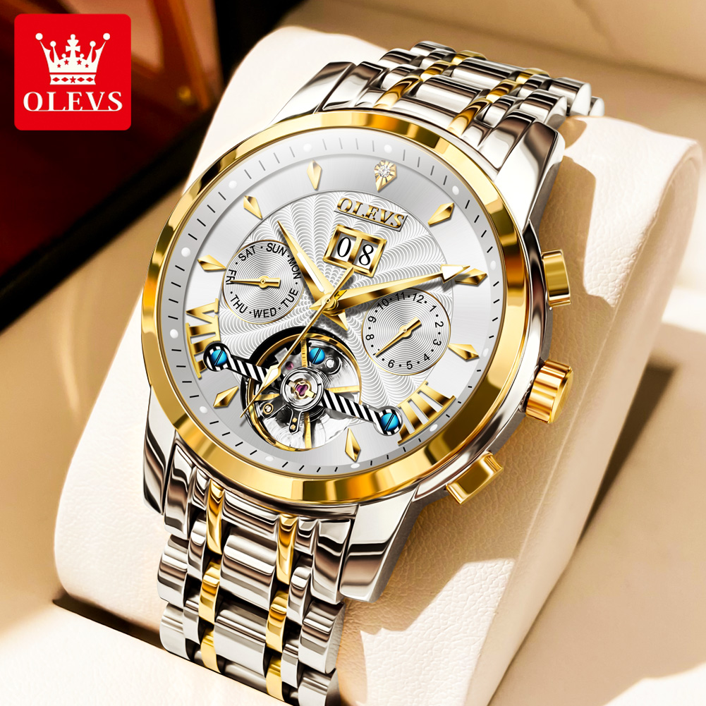 OLEVS 9965 reloj para hombre c - Rolex Watch Datejust reseña y precio