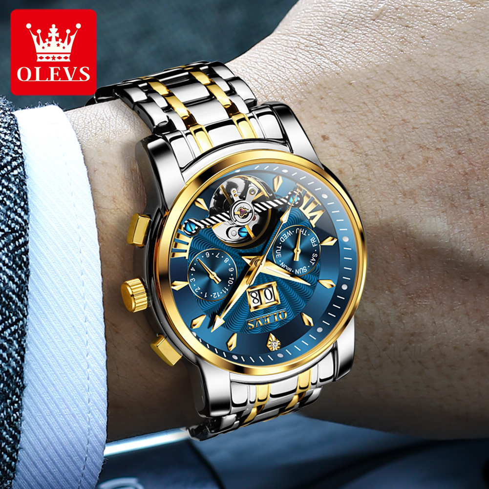 OLEVS 9965 reloj para hombre c - Rolex Watch Datejust reseña y precio