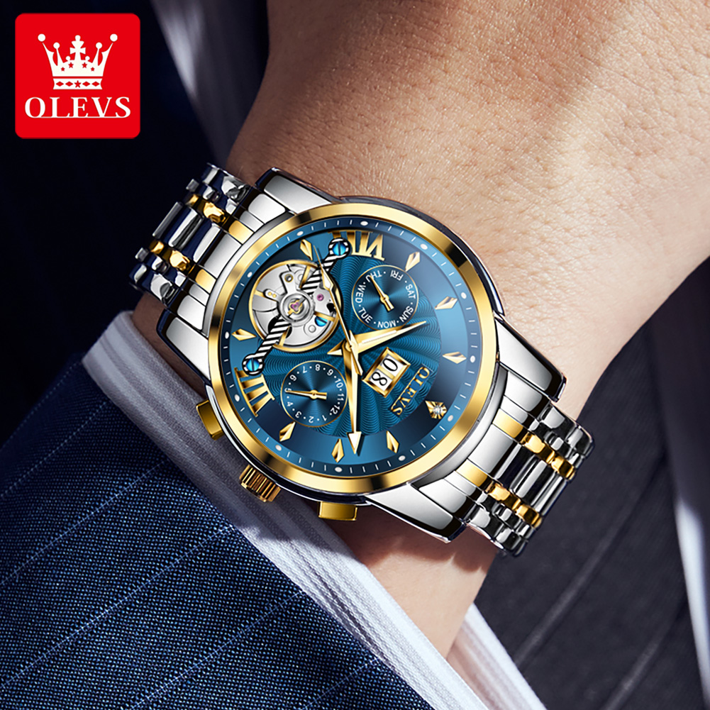 OLEVS 9965 reloj para hombre c - Rolex Watch Datejust reseña y precio