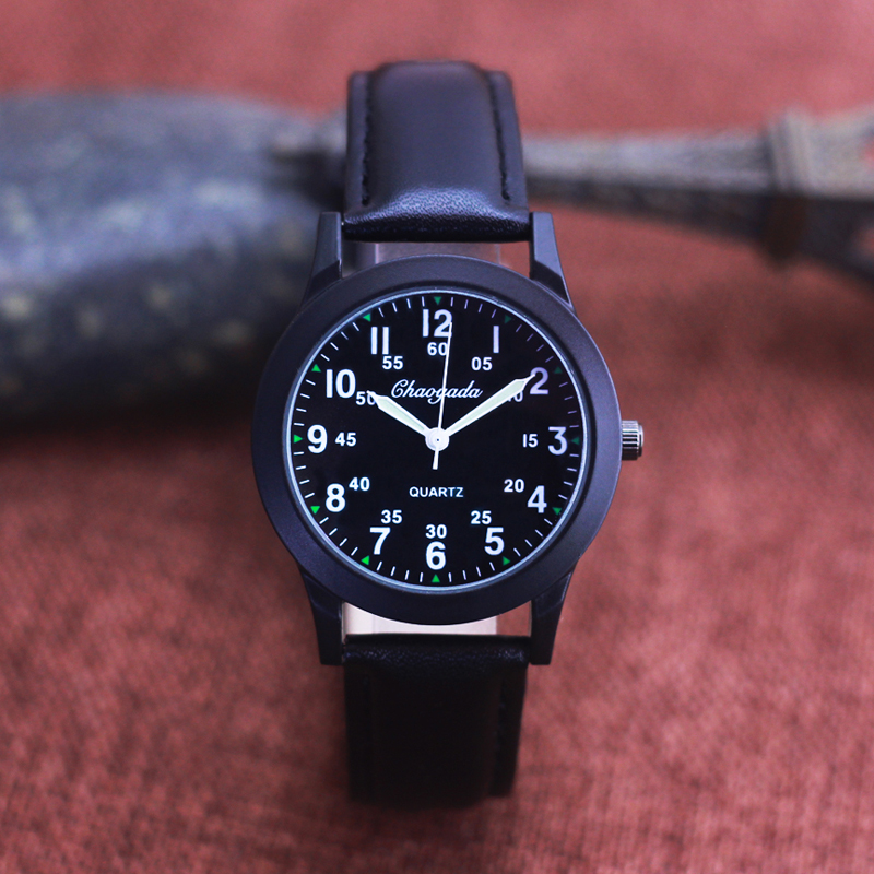 Chaoyada-Reloj de pulsera de c - Leather Watch Band Men reseña y precio