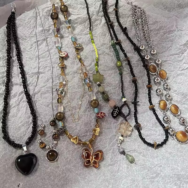 Conjunto de Collares Boho con  - Butterfly Clasp Deployant reseña y precio