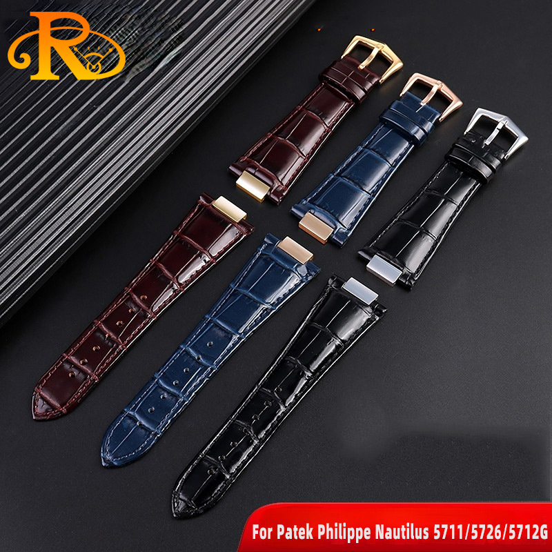 25X13mm notch Genuine Leather  - Patek Philippe Watch Nautilus reseña y precio