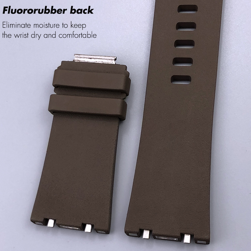 Correa de reloj de caucho fluo - Audemars Piguet Watch Royal Oak reseña y precio